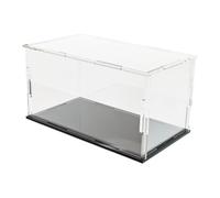 Perfeclan 1:24 Scale Acrylic Clear Display Case Protection Storage Stackable Display Box Decorative Showcase for Collectible Figure