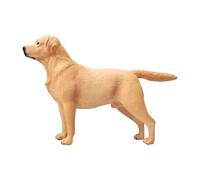 Perfeclan 1/6 Dog Figure Labrador Figurine Playset Action Figure Accessories Painted Diorama Birthday Gift Learning Toy Animal Statue, without Leash
