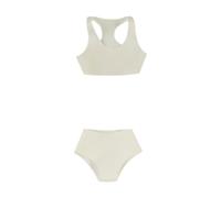 Perfeclan 1/6 Scale Female Clothes Top and Bottom Underwear Set Swimsuit 1:6 Miniature Action Figure Clothes 12 inch BJD Doll Clothing, White