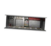 Perfeclan 1/64 Scale Model Car Display Case Showcase Organizer Micro Landscape Decor Dustproof Decorative Toy Car Display Box Diorama, Style C