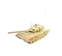 Perfeclan 1:72 Scale Armored Tank Model Tabletop Decor Miniature Crawler Chariot Tracked Crawler Chariot for Boys Keepsake Display Adults Party Favors, yellow