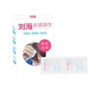 perfeclan 1 Box of Hair Bangs Degreasing Wipes Oil Remover Stay Cool and Stylish Hair Oil Remover Wipes Dry Cleaning for Sports Workout