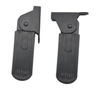 Perfeclan 1 Pair Bike Pedals Pedals Folding Footpegs AntiSlip Repair Cycling Accessories Multiuse Footrests Foot Plates Pedal, Hole Spacing 5cm