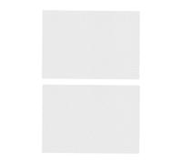 Perfeclan 1 Pair Pilates Non Slip Mat Gripper Pad Pilates Cuttable Carpet Underlay Grid Pattern, PVC Rug Gripper Liner Shelf Liner Drawer Liner for Body Building Yoga Bathroom Home Office, White