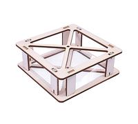 perfeclan 1 Set Educational Toy DIY Holographic project Building Handmade Science Experiment 3D Hologram Stand science Toys Student Learning, 10cm x 10cm