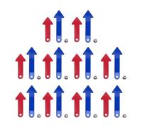 Perfeclan 10 Pieces Clock Hands Set Teaching Clock Hand Engaging Concepts Learning Props Telling Tools for School Home Girls Students, Style A