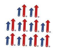 Perfeclan 10 Pieces Clock Hands Set Teaching Clock Hand Engaging Concepts Learning Props Telling Tools for School Home Girls Students, Style B