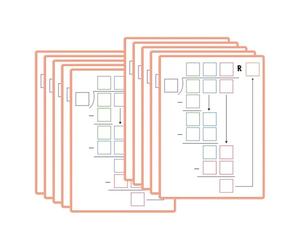 perfeclan 10Pcs Dry Erase Division White Boards Long Division Math Supplies Reusable Educational Tools Whiteboards for Students Kids