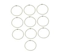 Perfeclan 10Pcs Trampoline Elastic Rope High Jump Bungee Cord, Round High Elastic Rope for Indoor, Trampoline, Fitness Trampoline, White