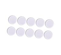 Perfeclan 10x Billiards Cue Tip Pads Billiards Accessory Professional 0.55inch Ferrule Pads Replacement for Club Practice Bar Outdoor, clear