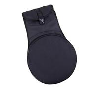 perfeclan 12 inch Dumb Drum Bag for Dumb Drum Practice Pad Black Water Resistant Oxford Cloth with Shoulder Strap Holder Carrying Case
