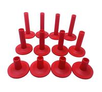 Perfeclan 12 Pcs Cymbal Sleeves Flexible Long Medium Short Flanged with Flange Base Hi-Hat Stand Gibraltars Long Flanged for Shelf Drum Kit