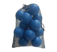 Perfeclan 15Pcs Golf Training Balls Equipment Realistic Texture Supplies for Basement with Drawstring Bag 1.65inch Accessories, Blue