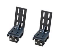 Perfeclan 2 Pieces Awning Mounting Bracket Accessory Stainless Steel High Performance Direct Replace Sturdy Roof Rack Awning Bracket, Style A