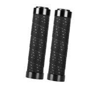 Perfeclan 2 Pieces Bike Handle Grips Professional Stylish Comfortable Ergonomic Non Slip Accessory Handle Bar Wrap for Mountain Bikes, Black