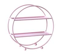Perfeclan 2 Tier Cupcake Stand Cupcake Holder Tiered Serving Tray, Dessert Display for Shower, Wedding Dessert Table Afternoon Tea, pink