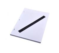 perfeclan 200 Pieces Animation Drawing Paper | Plain White, Clear, Paper with Positioning Holes, for Tracing, Artists, Style C