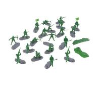 Perfeclan 20x 1:35 Scale Models Mini Bunker Models Educational Toy Art for Child Adults for Game Play Area, Green