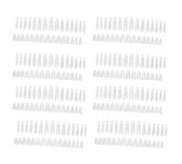 perfeclan 240Pcs Fake Press on Nail Tips, Acrylic Nail Extension Tools for Builder Gel, Salon Vacations, A