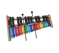 perfeclan 27 Note Xylophone with Mallets Well Tuned Professional Full Size Glockenspiel for Classroom Kids Beginners Birthday Gift