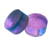 Perfeclan 2Pcs Clear Break Jump Tip Replacement, Lightweight Billiard Accessories, Billiard Pool Cue Tip, 14.6mm for Pool Adults, Purple