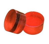 Perfeclan 2Pcs Clear Break Jump Tip Replacement, Lightweight Billiard Accessories, Billiard Pool Cue Tip, 14.6mm for Pool Adults, Red