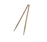perfeclan 2Pcs Drum Sticks Comfortable Classic Non Slip Lightweight Wood Tip Drumsticks Set for Musical Instrument Practice Beginners, 5B Wood Color