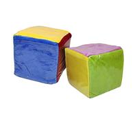 Perfeclan 2Pcs Learning Set with Clear Pockets 6 Sided Foam Playing Game Classroom Prop Party Supplies Students Teachers Ages 3+