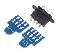 Perfeclan 2Pcs RC Aircraft Connector Soldering Aid Plate Replace High Performance Easy to Install Professional Durability Accessories, 8 Pins with MPX8