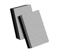 Perfeclan 2Pcs Weight Lifting Drop Pads Floor Protection Reusable Deadlift Weight Cushion Silence Deadlift Pad for Home Fitness Barbell, Black Gray 50x30x4cm