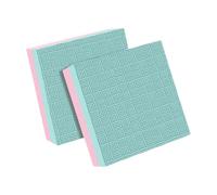 Perfeclan 2Pcs Weight Lifting Drop Pads Floor Protection Reusable Deadlift Weight Cushion Silence Deadlift Pad for Home Fitness Barbell, Green Pink 50x50x4cm