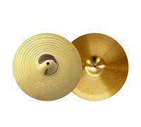 perfeclan 2x Jazz Drum Crash Cymbal Hi Hat Cymbals, Crash Percussion Performance Beginner Drummers Parts, Professional Practice Cymbal