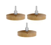Perfeclan 3 PCS ABN Rubber Eraser Wheel with Drill Adapter to Remove Any, Decal, Graphic, Double-Sided Molding Tape, Striping, and