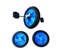 Perfeclan 3 Pieces Kids Tricycle Wheels Replacement Part Accessories Lightweight Easy Installation Spare Part with Pedal 8 inch Wheel, Blue