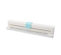 perfeclan 30 Hole Puncher A4 Paper Puncher Practical Manual Punching Machine 3 Sheets Capacity Hand Push for Office Supplies Scrapbook