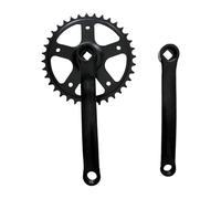 Perfeclan 36T Bike Crankset Replace Parts, High Performance Easy Installation, 170mm Crank Arm, Crankset for Single Speed