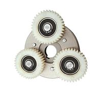 Perfeclan 36T Planetary Gear with Clutch Set 70mm Clutch Solid 36 Teeths Replacement for Motor, Electric Vehicle, Electric Bike, nylon gear white
