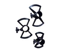 perfeclan 3Pcs Djembe Stand Parts Adapter Lightweight Multifunctional Tripod Holder Attachment for Music Performance Live