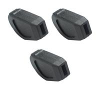 perfeclan 3Pcs Drum Stand Feet Percussion Accessories DIY Non Slip Shock Absorption Professional Essential Replacement Rubber Leg Cap, Style A