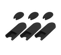 perfeclan 3Pcs Saxophone Rubber Thumb Rest Key Pad Cushion Palm Key Riser Support Pad Protector Replacement Sturdy Accessories Black
