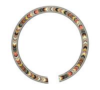 Perfeclan 3x B-77 Soundhole Decal Sticker Acoustic Guitar Decoration Replacement, 6 Pcs