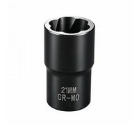 perfeclan 4 Pieces Industrial Nut Remover Socket Extractor Set Fastener Remover Tool Stripped Nut Extractor 42CrMo Steel Rotational Power Handle Compatible 1/2-, 3 Pcs