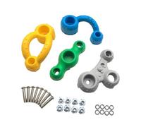 Perfeclan 4Pcs Climbing Grip Kits Climber Attachments Rock Climbing Holds for Outdoor Indoor, A