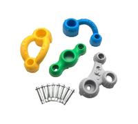 Perfeclan 4Pcs Climbing Grip Kits Climber Attachments Rock Climbing Holds for Outdoor Indoor, C