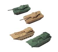 Perfeclan 4x 1:144 Scale Vehicle Model Kits Puzzle Games Gift Idea DIY Assemble Simulation for Adults Collection Children Boys Keepsake, Style F