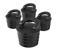 Perfeclan 4x Kayaks Scupper Plugs Stopper Livewell Bilge Hole Seal Rubber Boat Drain Plugs Bungs for thru Hull Drains Sit on Top Canoe