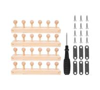 Perfeclan 52.99inch Chunky Blanket Loom Kit, Wooden Knitting Loom Frame for Hand, Home Decor, Thick Yarn Knitting Tools for DIY Weaving