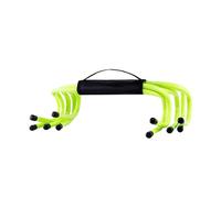 Perfeclan 5Pcs Agility Hurdles Improves Strength Athletics Hurdles Practice Speed Agility Training Equipment for Basketball Running, 15CM