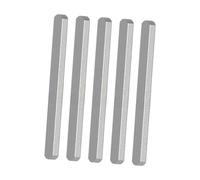 Perfeclan 5Pcs Steel Plates for Weighted Vest Load Bearing Fitness Round Head for Walking Cardio Muscle Building Outdoor Activities, 15cmx2.5cmx0.7cm