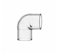 Perfeclan 6 Pieces Aquarium Elbow Pipe Fitting Set Clear Acrylic Tubing Connector Plumbing Joint Water Intake Outlet Component Modular Design Suitable for Fresh, 6 Pcs
